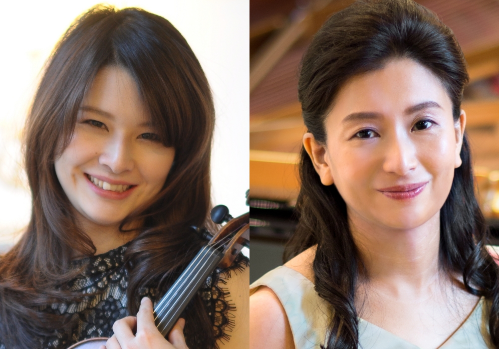 写真：Violinist 武田知奈津 & Pianist 長谷川ゆき Duo Concert